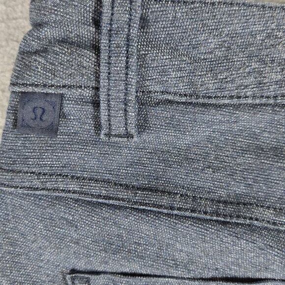 Lululemon ABC Tech Slim Fit Canvas Pants Gray LM5983S Casual Workwear Men 32xew - Picture 8 of 12